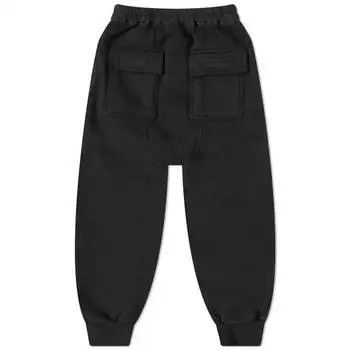 Брюки Rick Owens Babygeo prisoner с кулиской, черный