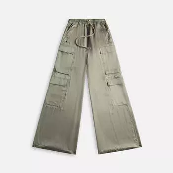 Брюки Rick Owens Cargobelas Charmeuse Cargo Pant, цвет Celadon