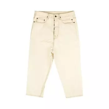 Брюки Rick Owens DRKSHDW Collapse Cut Denim Pants White, белый