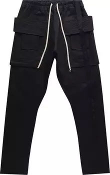 Брюки Rick Owens DRKSHDW Creatch Cargo Drawstring Pants 'Black', черный