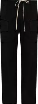 Брюки Rick Owens DRKSHDW Creatch Cargo Drawstring Pants 'Black', черный