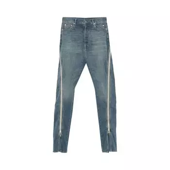 Брюки Rick Owens DRKSHDW Volan Banana High-Rise Denim Pants 'Washed Indigo', синий