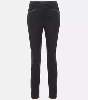 Брюки Rickey из эластичного хлопка LORO PIANA, синий