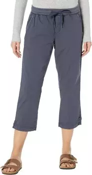 Брюки Ripstop Pull-On Capri Pants L.L.Bean, цвет Carbon Navy