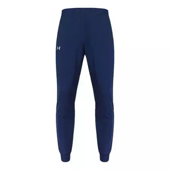 Брюки rival cotton joggers 'college blue' Under Armour, синий