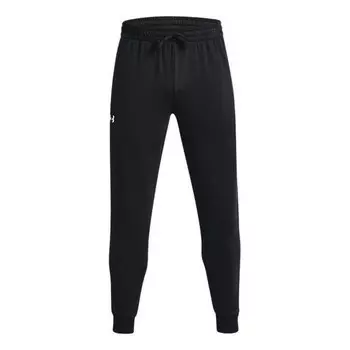 Брюки rival fleece joggers 'black' Under Armour, черный