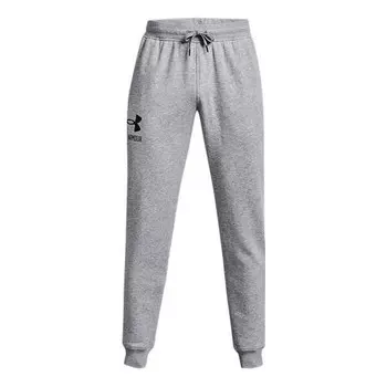Брюки rival graphic fleece pants 'grey' Under Armour, серый