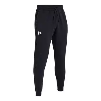 Брюки rival jogger fleece pants 'black' Under Armour, черный