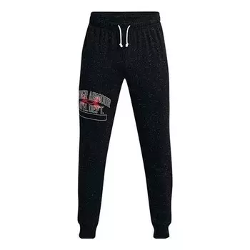 Брюки rival terry joggers 'black' Under Armour, черный