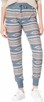 Брюки Rock and Roll Cowgirl Heathered Aztec Print Jogger Pants 78-2351, индиго