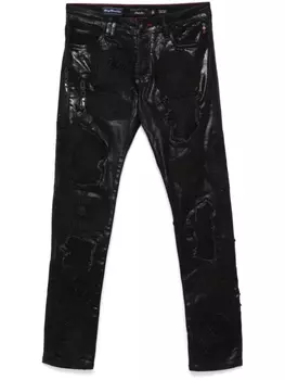 Брюки рок-звезды Philipp Plein, черный