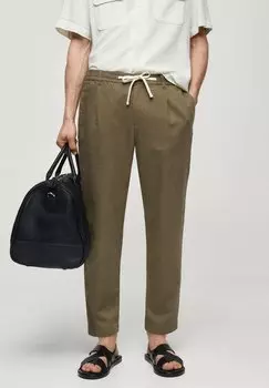 Брюки ROMELINO Mango, цвет khaki