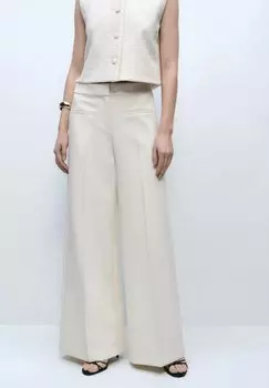 Брюки ROMINA Mango, слоновая кость