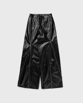 Брюки Rotate Birger Christensen Pants With Zip Details, черный