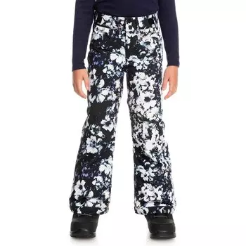 Брюки Roxy Backyard Printed, цвет True Black/Black Flowers