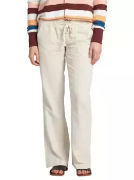Брюки Roxy из ткани "Oceanside", цвет Stone