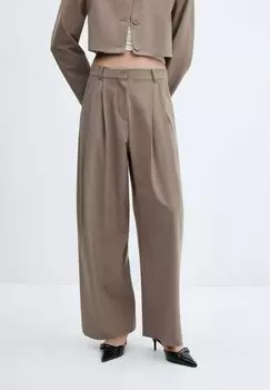 Брюки ROY Mango, цвет medium brown