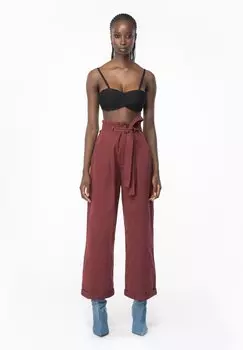 Брюки РУДИ Pinko, бордовый порт рояль