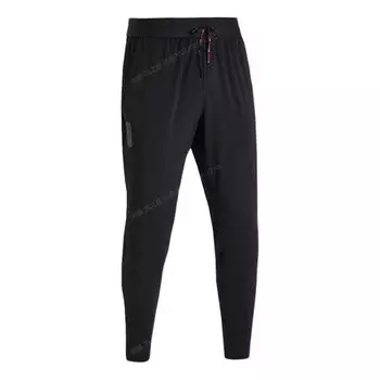 Брюки run anywhere pants 'black' Under Armour, черный