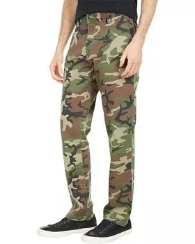 Брюки RVCA The Weekend Stretch Pants, цвет Woodland Camo