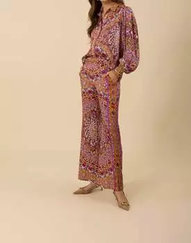 Брюки Ryan Twill розового цвета HALE BOB