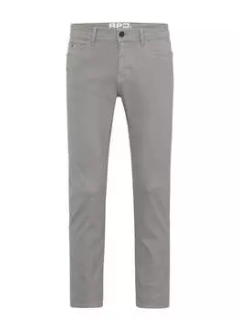 Брюки с 5 карманами каната приталенного кроя Redpoint, коричневый