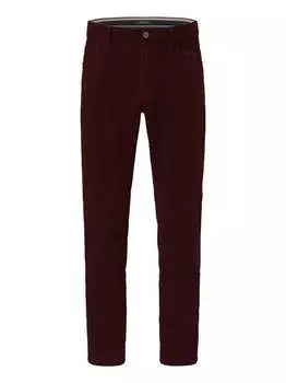 Брюки с 5 карманами milton regular fit Redpoint, бордовый