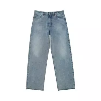 Брюки с 5 карманами MM6 Maison Margiela, цвет Светлый индиго