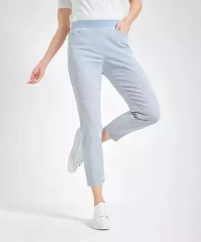 Брюки с 5 карманами RAPHAELA by BRAX "Стиль PAMINA 6/8", цвет морской волны