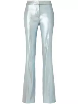 Брюки с эффектом металлик Genny, синий