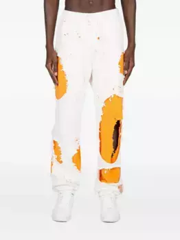 Брюки с эффектом потертости Liberal Youth Ministry, белый