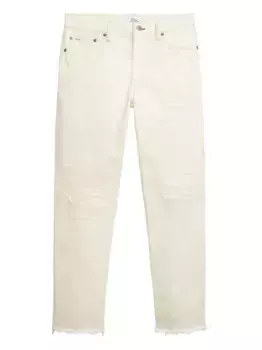 Брюки с эффектом потертости POLO RALPH LAUREN, белый