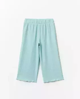 Брюки с эффектом складки Sfera, голубой