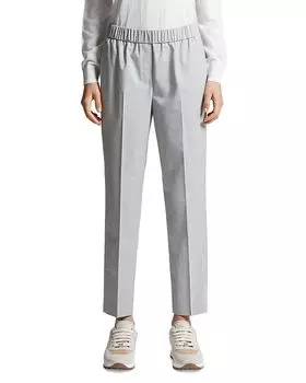 Брюки с эластичной резинкой Peserico, серый