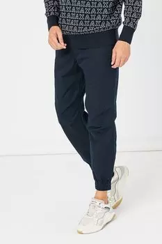 Брюки с эластичной талией Armani Exchange, синий