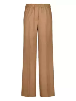 Брюки с эластичной талией MIU MIU, коричневый