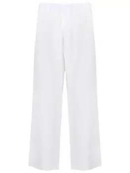 Брюки с эластичным поясом Amir Slama, белый