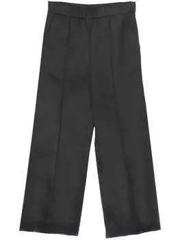 Брюки с эластичным поясом Jil Sander, черный