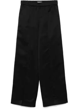 Брюки с эластичным поясом Jil Sander, черный