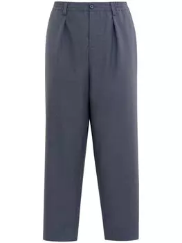 Брюки с эластичным поясом Marni, серый
