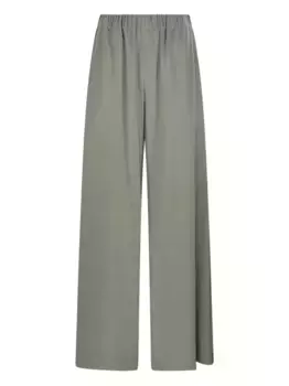 Брюки с эластичным поясом MAX MARA, зеленый