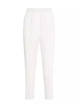 Брюки с эластичным поясом Peserico, белый