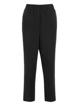 Брюки с эластичным поясом Peserico, черный