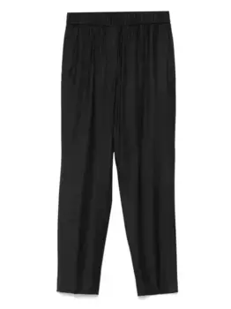 Брюки с эластичным поясом Peserico, черный