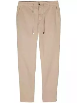 Брюки с эластичным поясом Peserico, коричневый