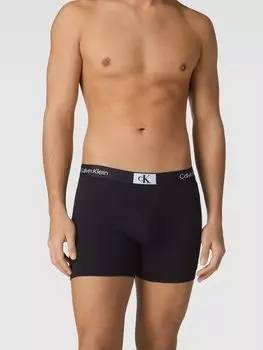 Брюки с эластичным поясом с логотипом, модель «BOXER BRIEF», в упаковке 3 шт Calvin Klein Underwear, черный