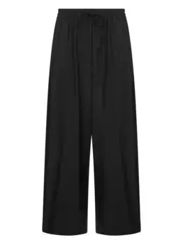 Брюки с эластичным поясом Weekend Max Mara, черный