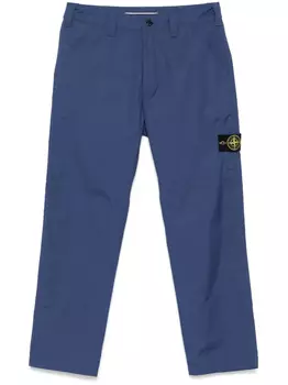 Брюки с эмблемой Stone Island Compass, синий