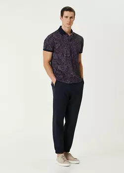 Брюки с этническим рисунком на талии. Etro, синий