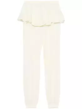 Брюки с баской Alaa, желтый